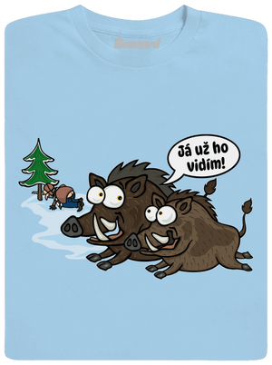 Já už ho vidím dětské tričko Sky Blue