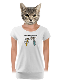 dámské tričko s lemem