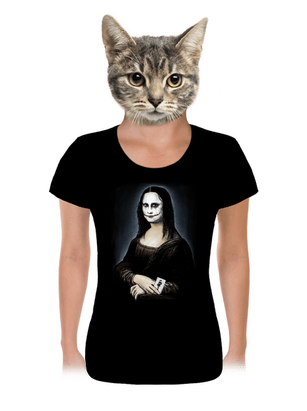 Mona Joker Lisa dámské tričko Black