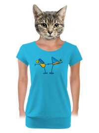 dámské tričko s lemem