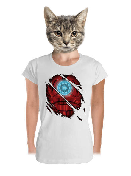 Ironman dámské tričko premium White