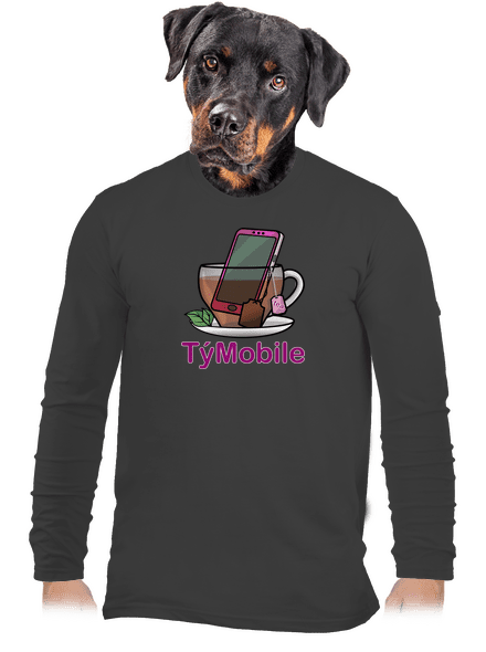 TýMobile pánské dlouhý rukáv Dark Grey