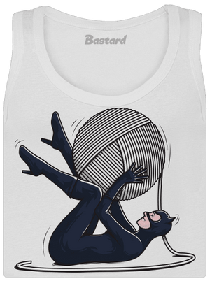 Catwoman dámské tílko klasické White