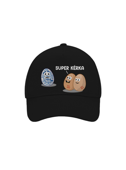 Super kérka kšiltovka baseballka Black