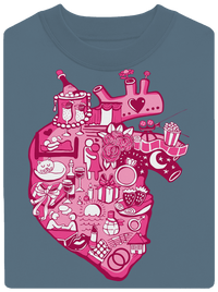 unisex mikina bez kapuce