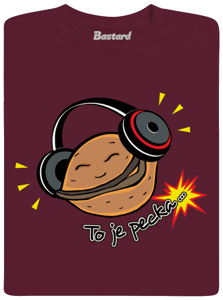 Pecka dětské tričko Burgundy