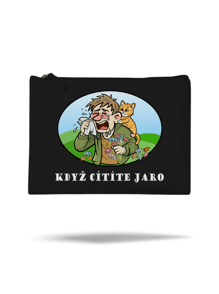 Cítíte jaro taštička Black