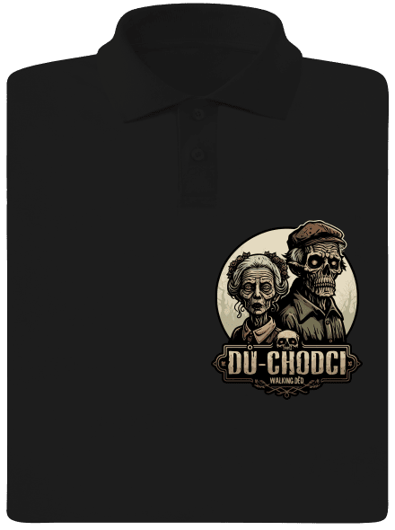 Dů-chodci pánská polokošile Black