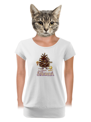 dámské tričko s lemem