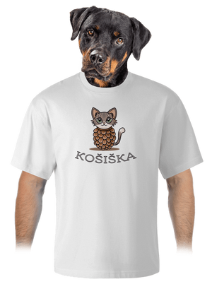 Košiška unisex tričko oversized White