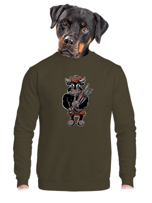 unisex mikina bez kapuce