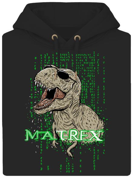 MAT-REX unisex mikina premium Dark Black