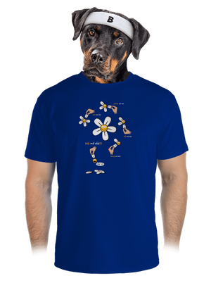 Má mě rád pánské sportovní tričko Royal Blue Mal