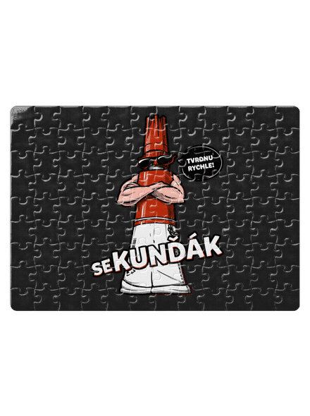 Sekunďák puzzle White