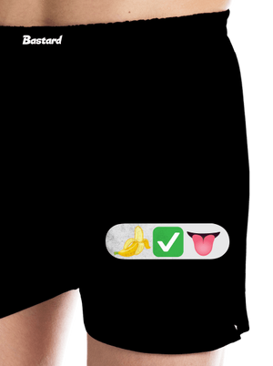 Emoji pánské trenky Black