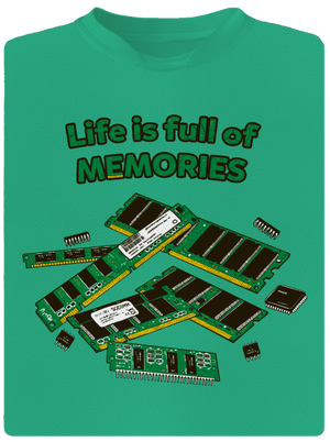 Uchováno v paměti pánské sportovní tričko Mint Mal