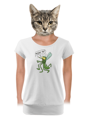 dámské tričko s lemem