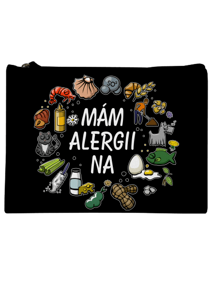 Mám alergii na... + fix taštička Black