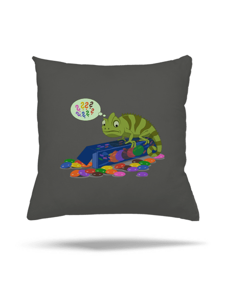 Zmatený chameleon polštář Gray Pol