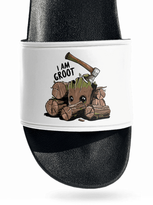 I Am Groot pantofle White