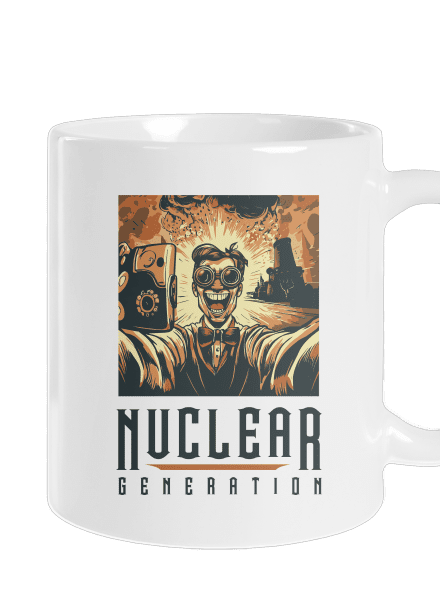 Nuclear generation klasický hrnek White