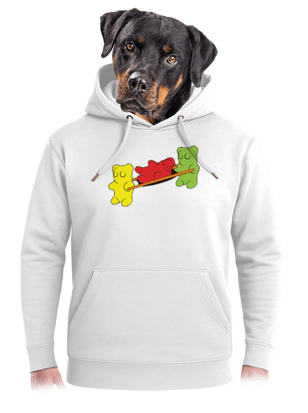 Gumídci unisex mikina premium Snowwhite