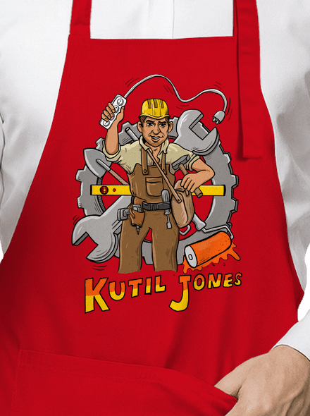 Kutil Jones zástěra Red