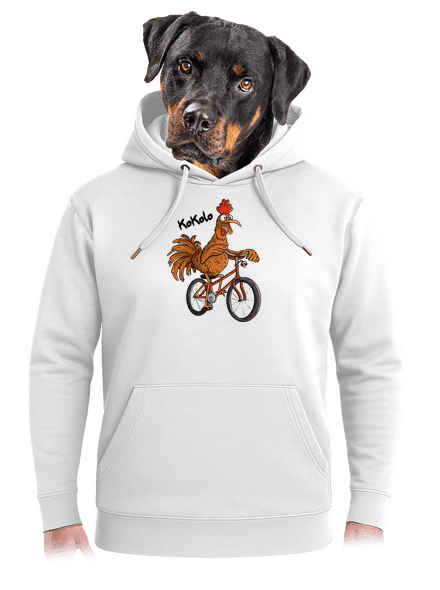 Kokolo unisex mikina premium Snowwhite