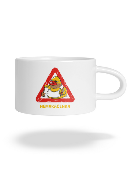 Nemakačenka hrnek makronka White
