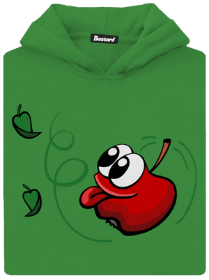 Jablko a jabloň dětská mikina klokanka Kelly Green AWD