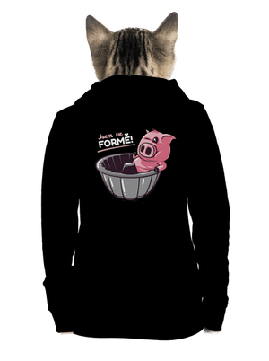 Ve formě dámská mikina na zip Black