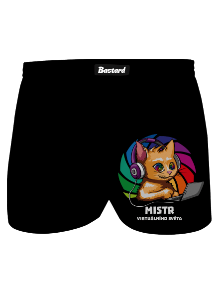 Mistr virtuálního světa pánské trenky Black