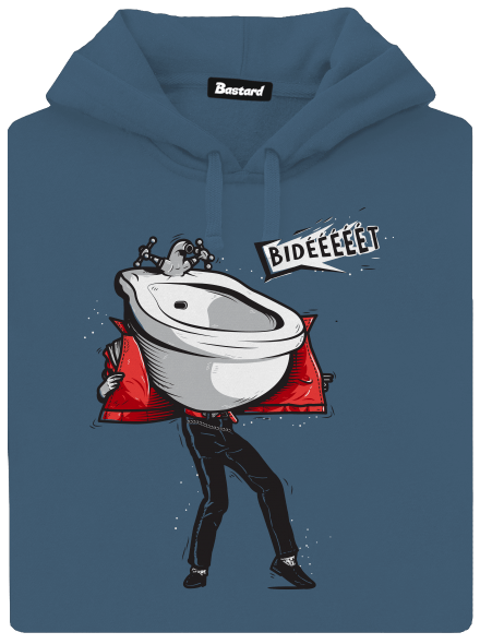 Bidet dámská mikina klokanka Denim