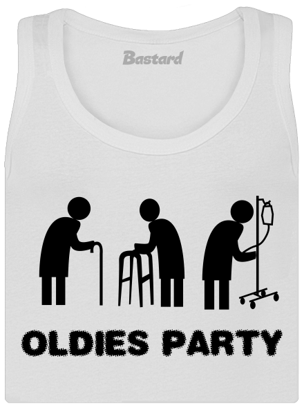 Oldies party dámské tílko klasické White