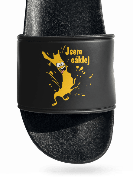 Cáklej pantofle Black