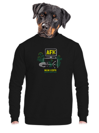 unisex mikina bez kapuce