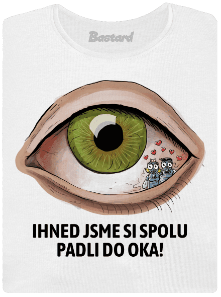 Padli do oka dámské tričko White
