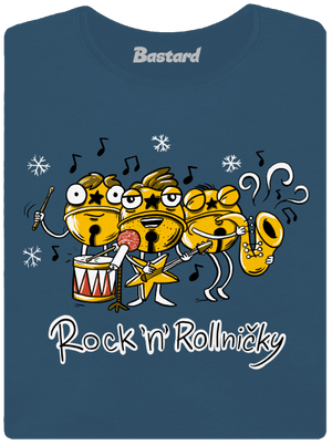 Rock 'n' rollničky dámské tričko premium Petrol Blue