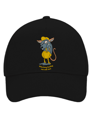 Myšák Casanova kšiltovka baseballka Black