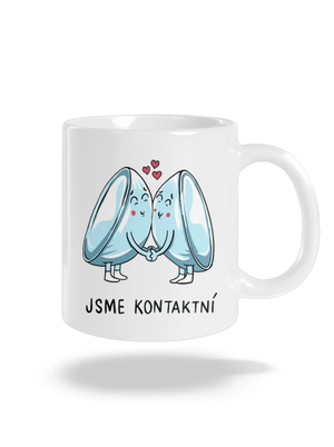 Kontaktní čočky klasický hrnek White