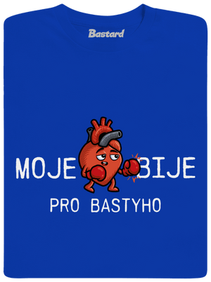 Moje srdce bije pánské tričko Royal Blue