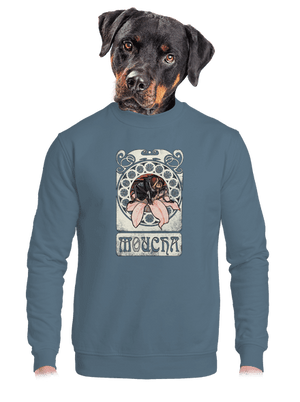 unisex mikina bez kapuce