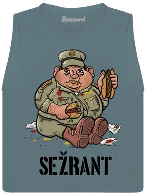 Sežrant dámské tílko volné Heather Deep Teal