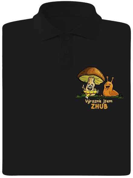 Jsem zhub pánská polokošile Black