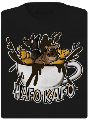 Hafo kafo dámské sportovní tričko Black
