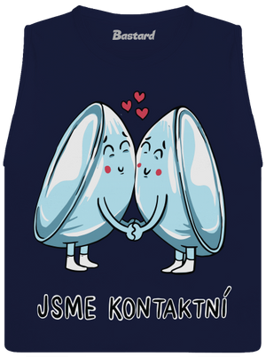 Kontaktní čočky dámské tílko volné Navy