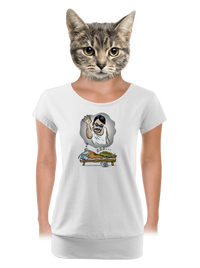 dámské tričko s lemem