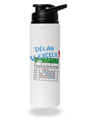 Dělám v Excelu lahev na vodu White