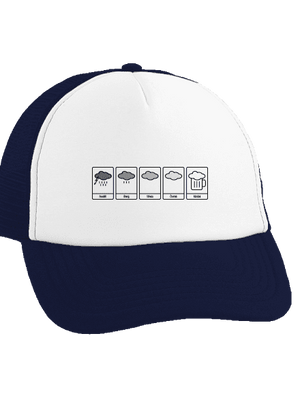 Předpověď počasí kšiltovka truckerka French Navy cap