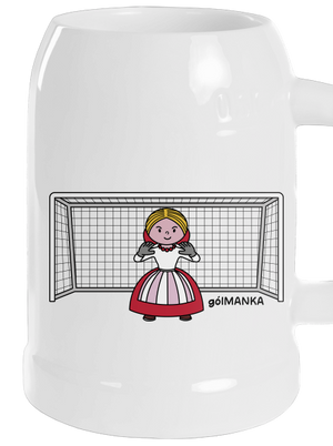 Gólmanka půllitr White